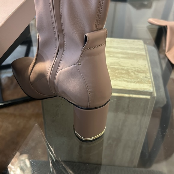 Franco Sarto Over Knee Nude Thigh high Boots Taupe US 8 - Picture 3 of 13